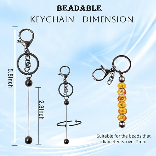 Miniatura 9 de 60 ganchos giratorios dorados de alta calidad con llaveros, ganchos de clip para llavero, cierres de pinza de langosta para llavero, fabricación de