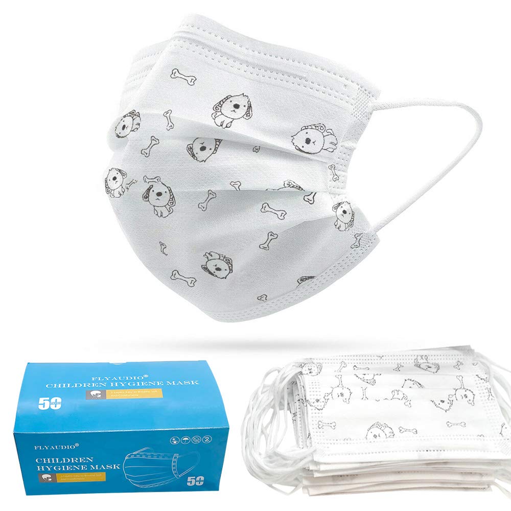 Medical Grade Face Masks - ASTM Level 1 Masks for Adults & Kids Protection, 50 Pcs 3 ply Procedure Disposable Mask Small (Pack of 50)