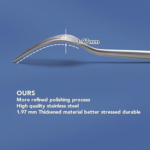 Miniatura 6 de EIUBUIE - Juego de cubiertos negros mate, 40 piezas de acero inoxidable de alta calidad para 8, juego de cubiertos mate, juegos de utensilios de