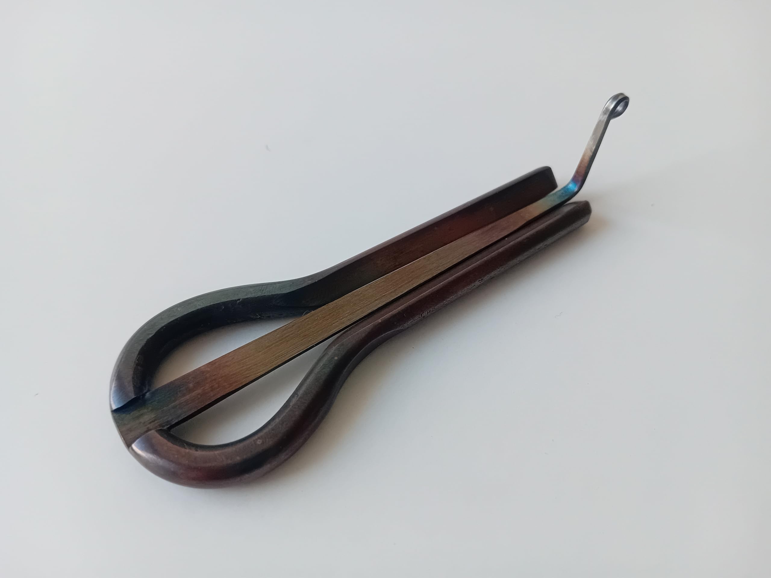 Jaw Harp - The Deep, acciaio, forgiato, grado universale, 85 mm (3,3 pollici), tono basso.