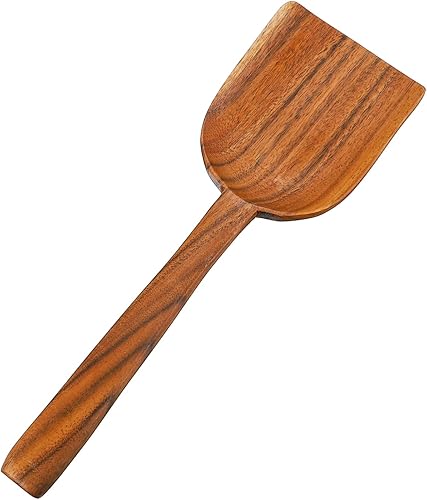 Miniatura 10 de Cuchara de cocina Espátula de cocina de teca Cucharas Cucharas de silicona Utensilios de cocina Huevos Crema Espátula de silicona Espátula para