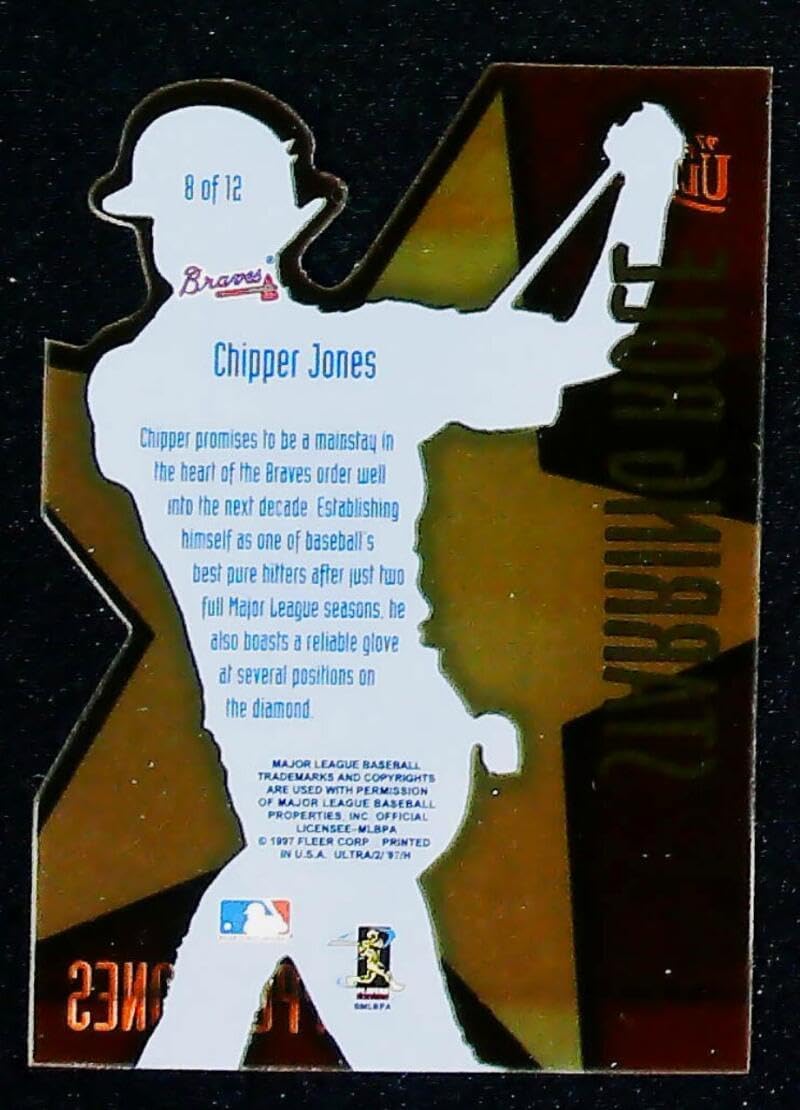 1997 Ultra Starring Role #8 Chipper Jones Atlanta Braves MLB Baseball Trading Card