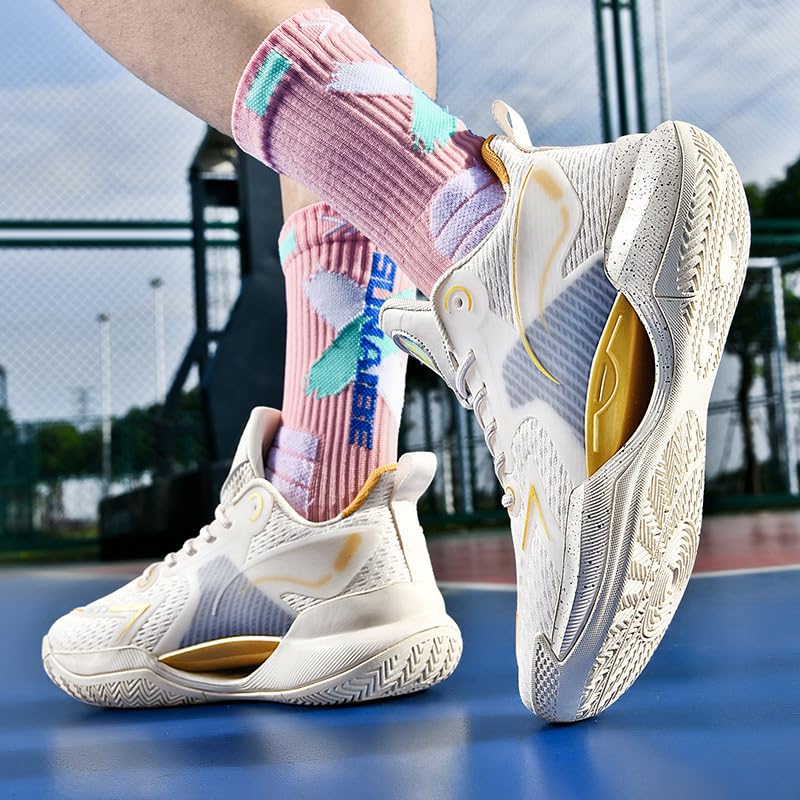 Zapatillas deportivas antideslizantes para baloncesto con tracción sonora juvenil 5
