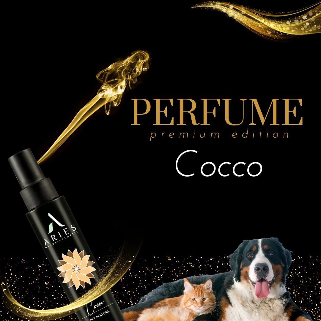 Parfum pour chiens longue durée à la noix de coco, spray déodorant pour chiens et chats, doux et intense