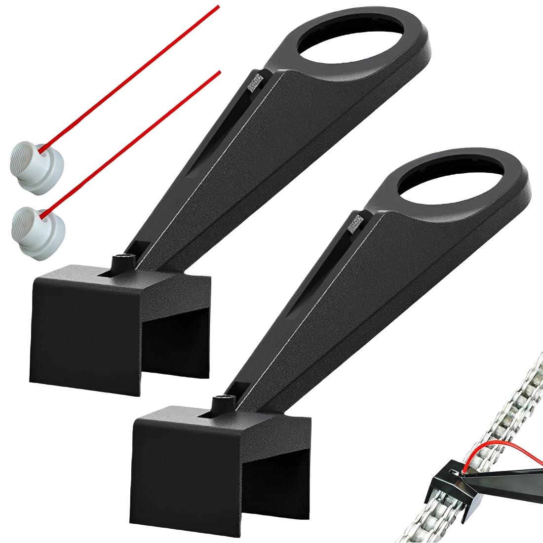 2 Pezzi Oliatore catena moto automatico,lubrifast catena,Compatibile con diversi modelli di auto,Facile da usare