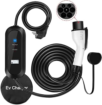 EV Charger 220V 230V EV Charger GBT 16A 3.5kW Level 2 Electric Vehicle Charging Cable Cable EVSE Schuko Plug16A 3.5M GBT