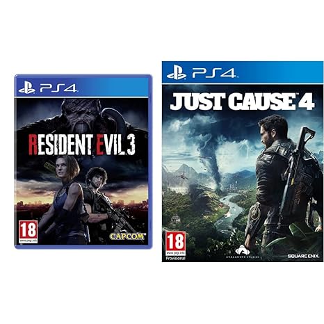 Resident Evil 3 Remake (PS4)+Just Cause 4 (PS4)