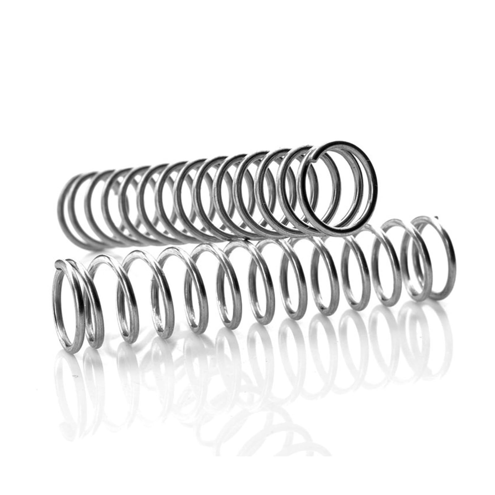 Druckfeder Edelstahl, 0.4mm Drahtdurchmesser 3-12mm OD 5-50mm Länge, 0.4mmx3mmx5mm, 10 Stück
