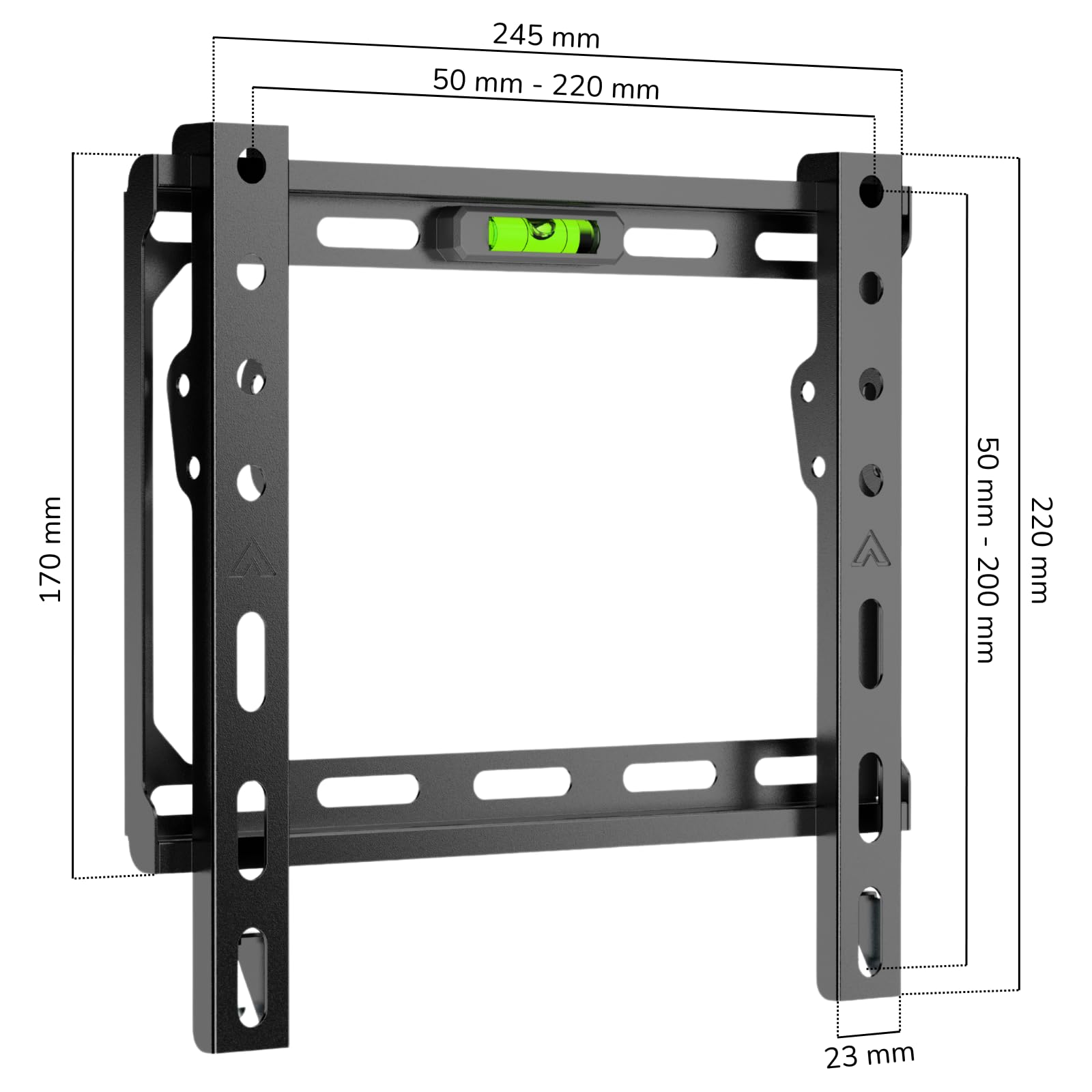 Superior EXTRA SLIM TV Wandhalterung – Schwenkbar Für 13-42 Zoll, VESA 75x75 Bis 200x200