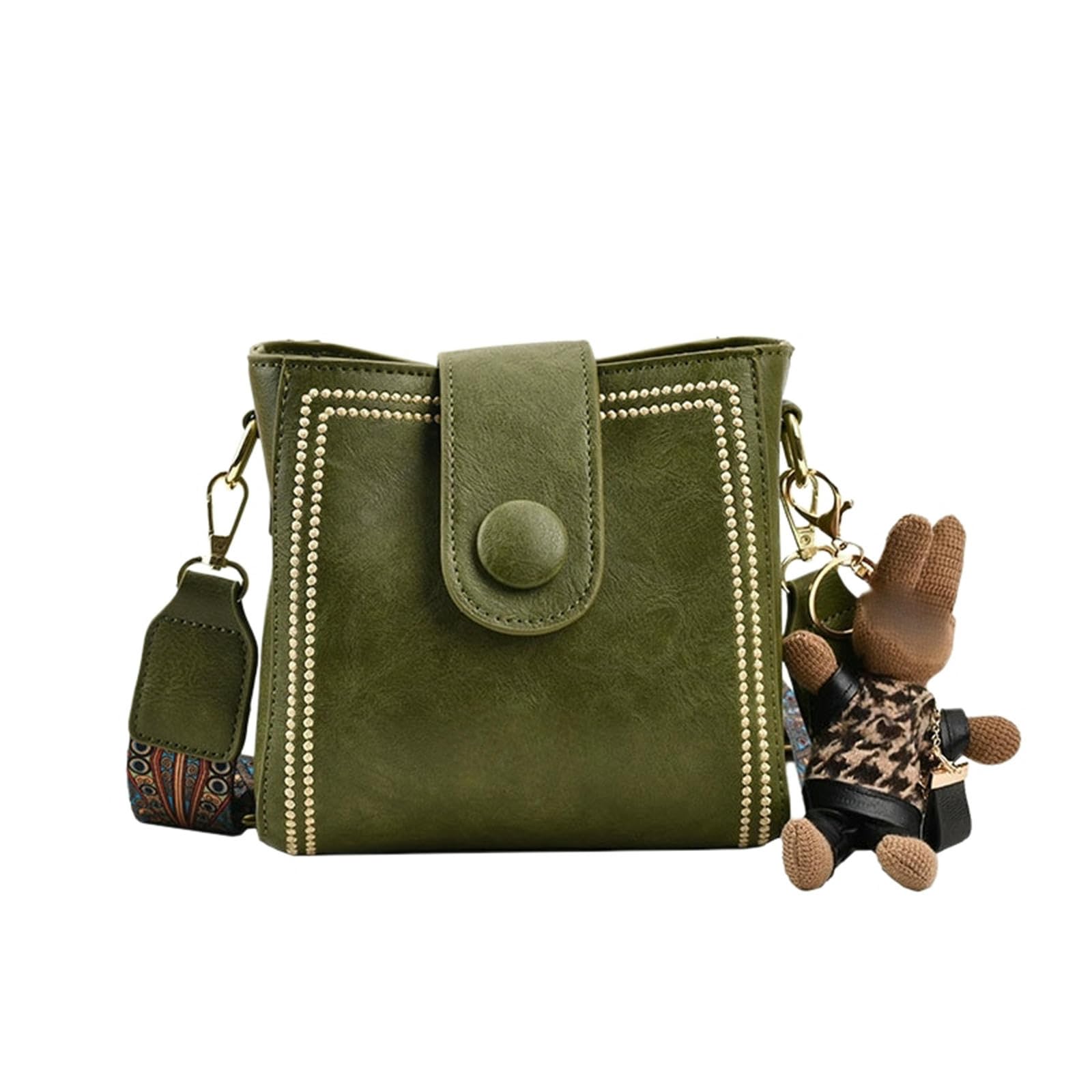 Borsa A Tracolla da Donna Secchiello Elegante E Versatile Piccola-Verde
