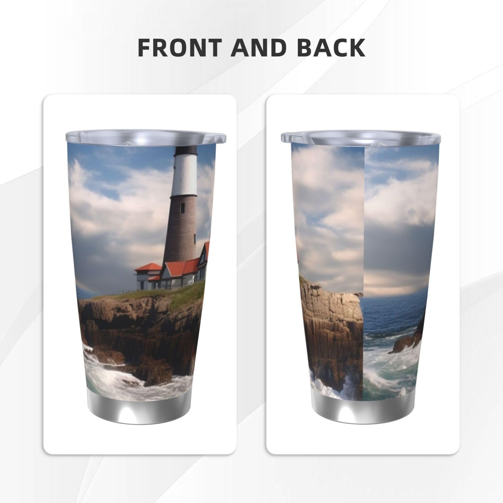 Gobelet En Acier Inoxydable Isotherme Avec Couvercle 510ml - Goodetik