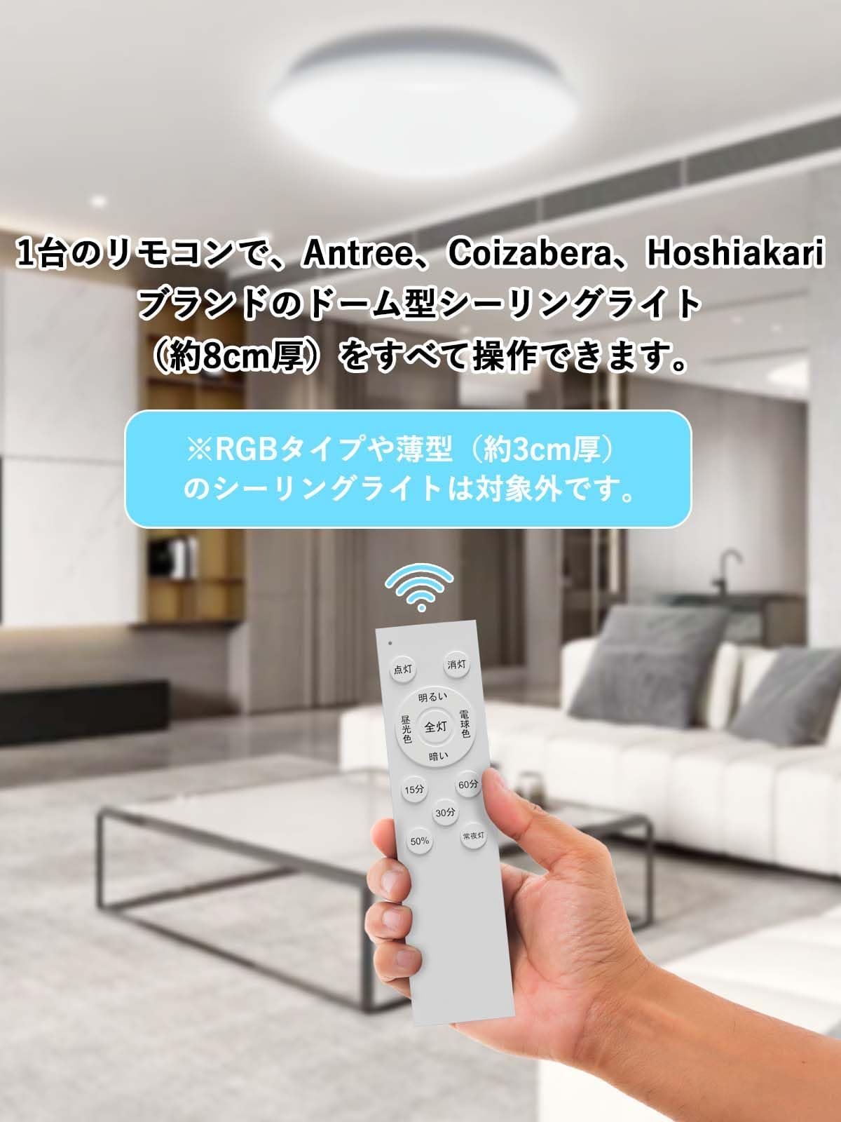 3個セット　LED シーリング　ライト　照明　家具　電気　リモコン Amazon.co.jp: LEDシーリングライト用 リモコン 専用照明リモコン 2.4g