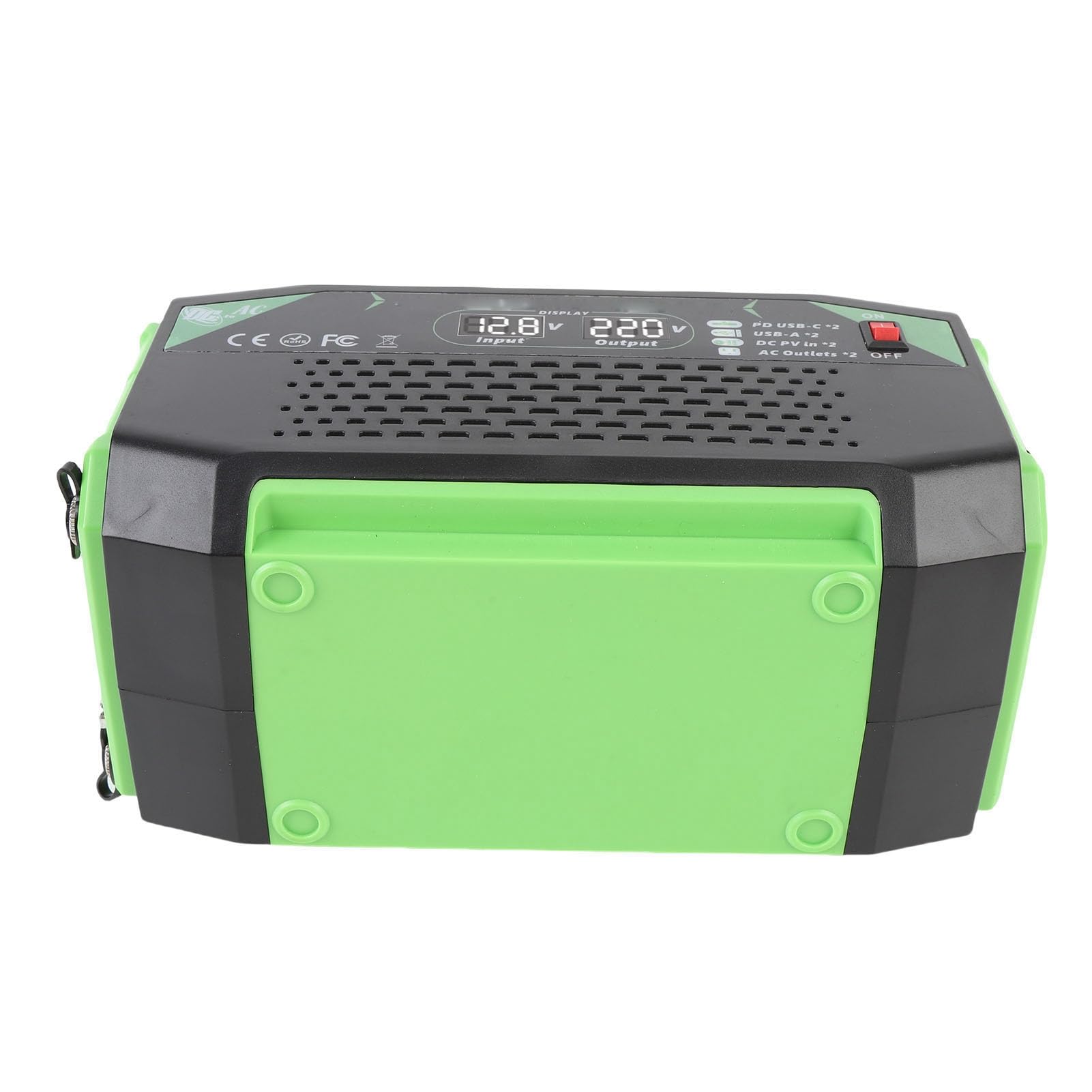 Walfront Inwerter Samochodowy 600W 12V DC na 220V AC Ładowarka Pojazdowa
