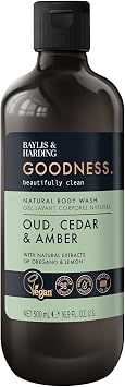 Baylis & Harding Goodness Natural Body Wash 500ml 3 pack