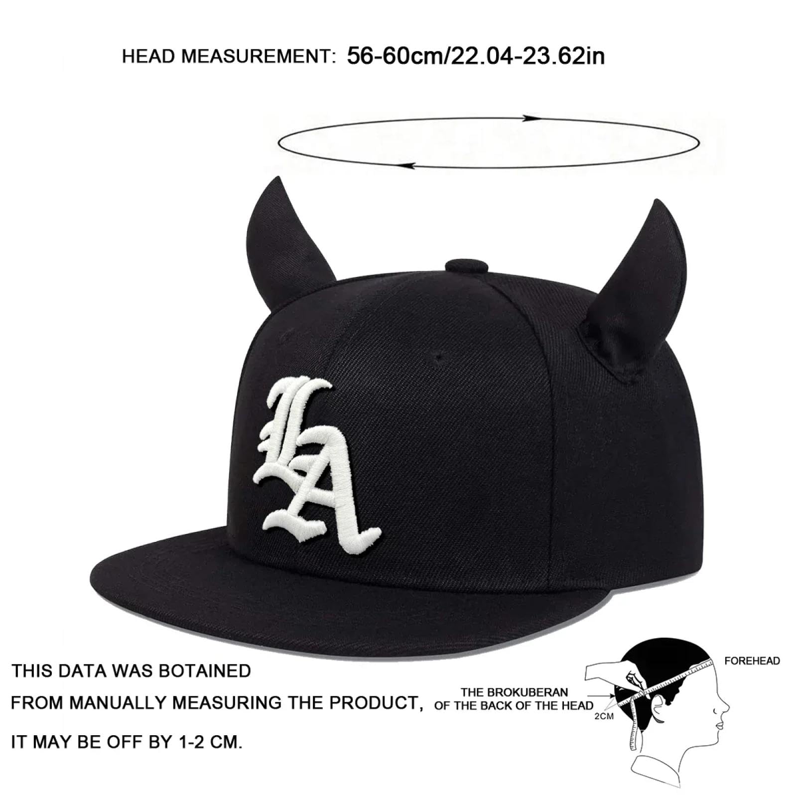 Berretti in Maglia Cappelli Cappellini Berretti Cappello Cappelli da Baseball Casual Sportivi Regolabili All'Aperto con Lettere Ricamate da Uomo E da Donna, Cappelli Hip-Hop con Corno di Bue