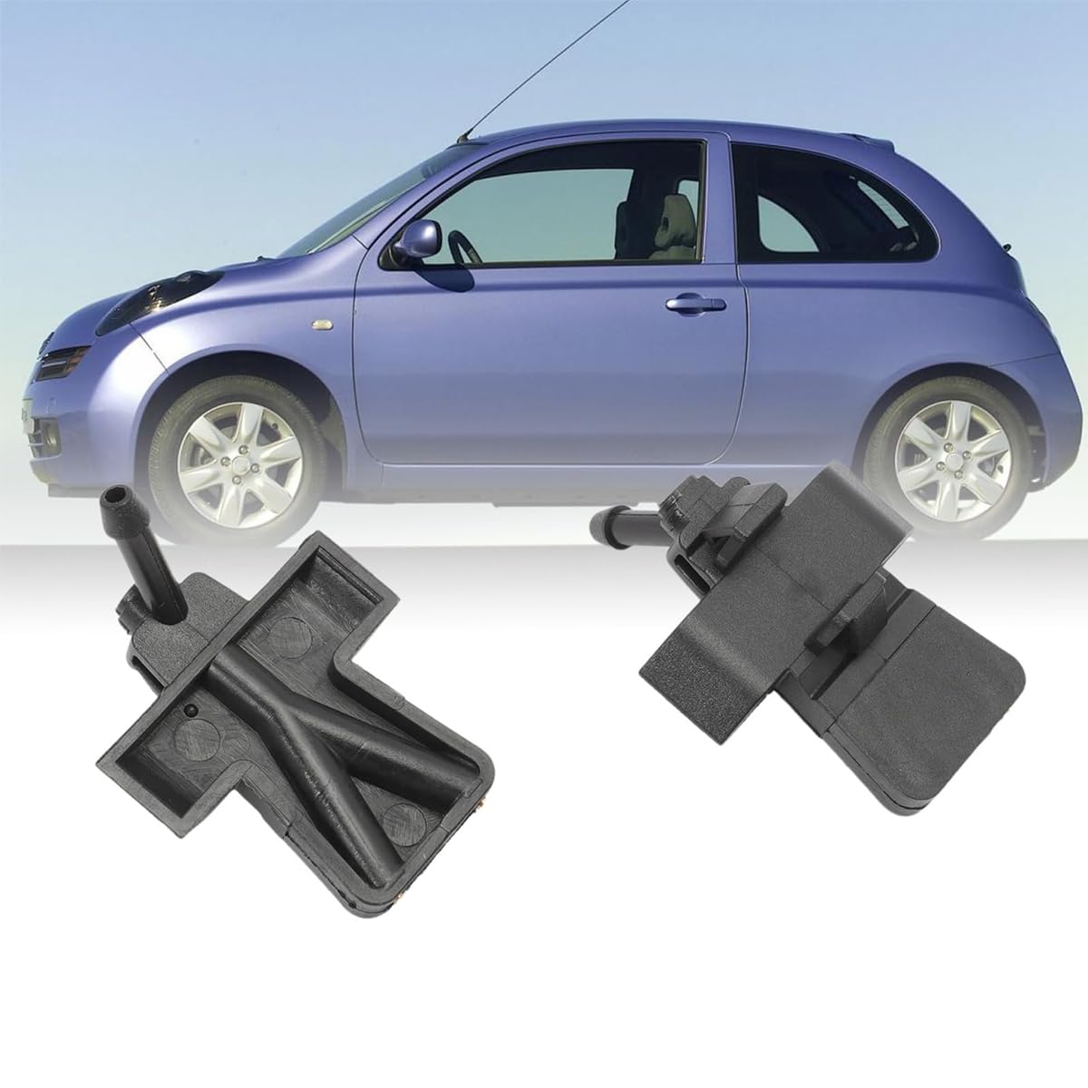 Ugello tergicristallo, ugello lavavetri per parabrezza auto per Micra K12 2003-2010 28931AX600C Accessori