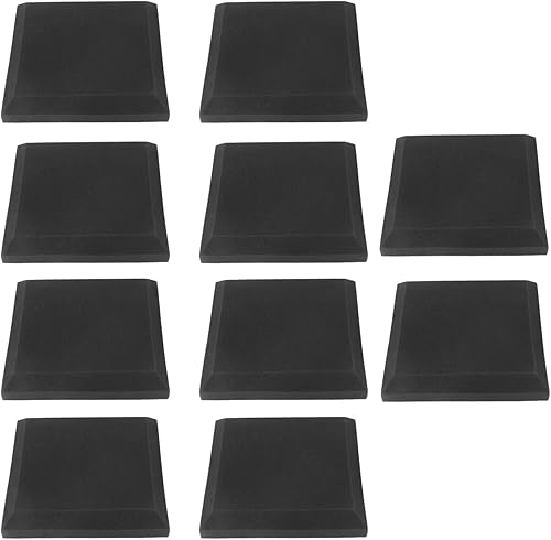 Miniatura 4 de 10 paneles de espuma a prueba de sonido, ignífugos, suaves, grises, absorben espuma acústica de sonido