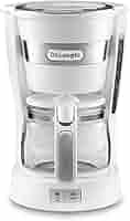 デロンギ(DeLonghi) ドリップコーヒーメーカー ?ホワイト ICM14011J-W w17b8b5 アクティブ ドリップコーヒーメーカー ホワイト ICM14011J-W