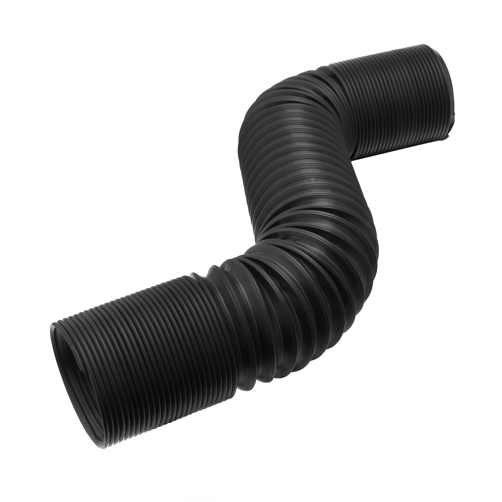 Skyplanet Black 63Mm Universal Air Intake Pipe Flexible Expansion Pipe Ducting Silicone Hose