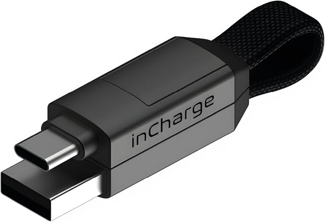 inCharge 6-6in1 Keyring Cable - Mercury Grey