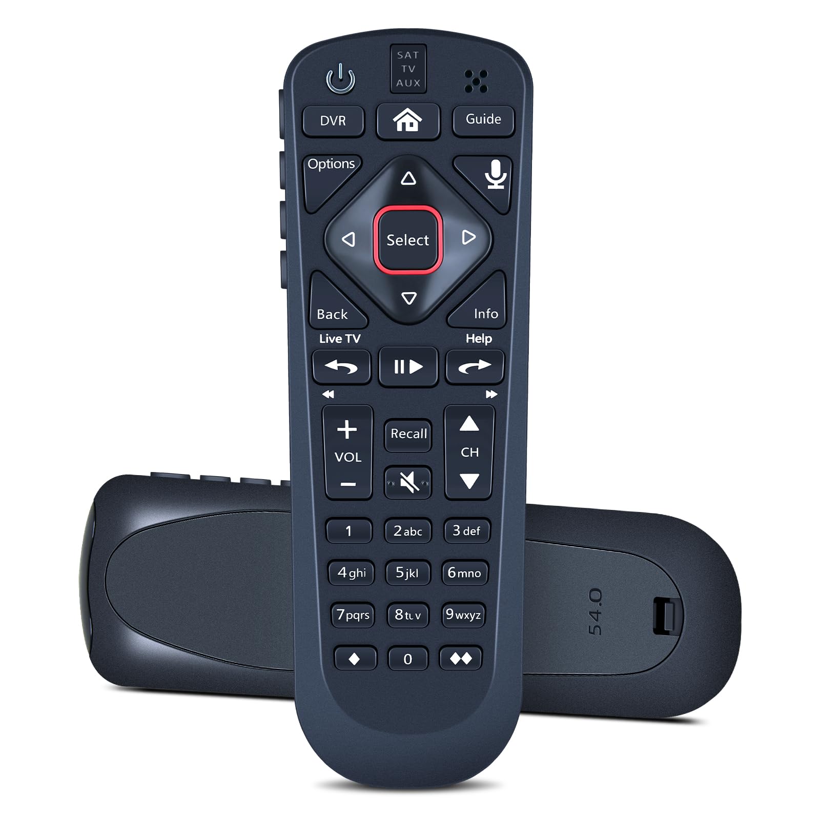 Replacement Voice Remote Control for Dish 54.0 UHF for The Hopper