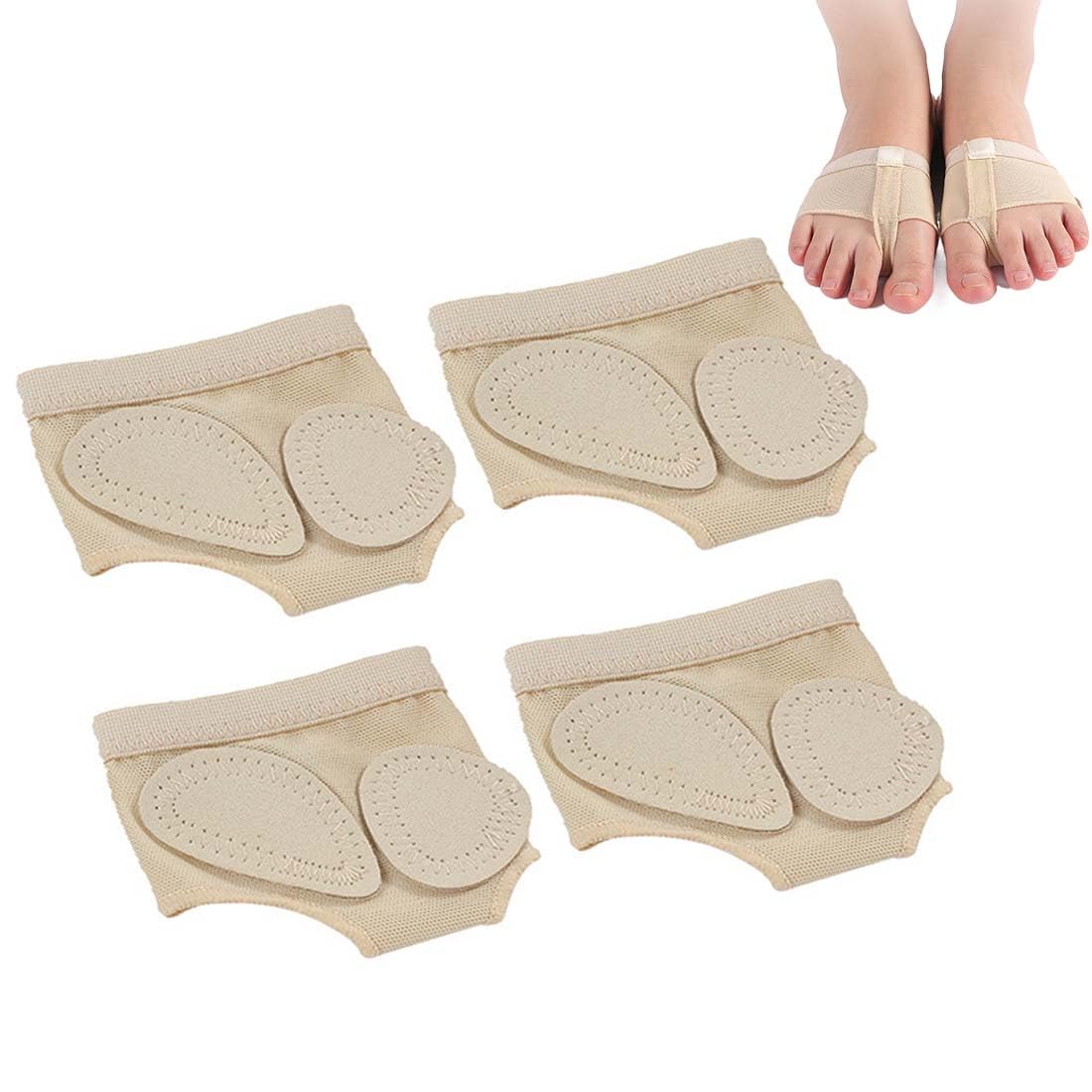 Almohadillas Anti-derrapante para danza 5 TALLAS NIÑOS Y ADULTOS protección pies ballet yoga gimnasia