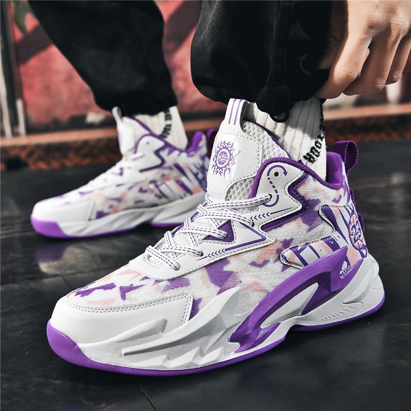 Chaussures de Basket-Ball Homme Respirantes et Confortables pour le Sport