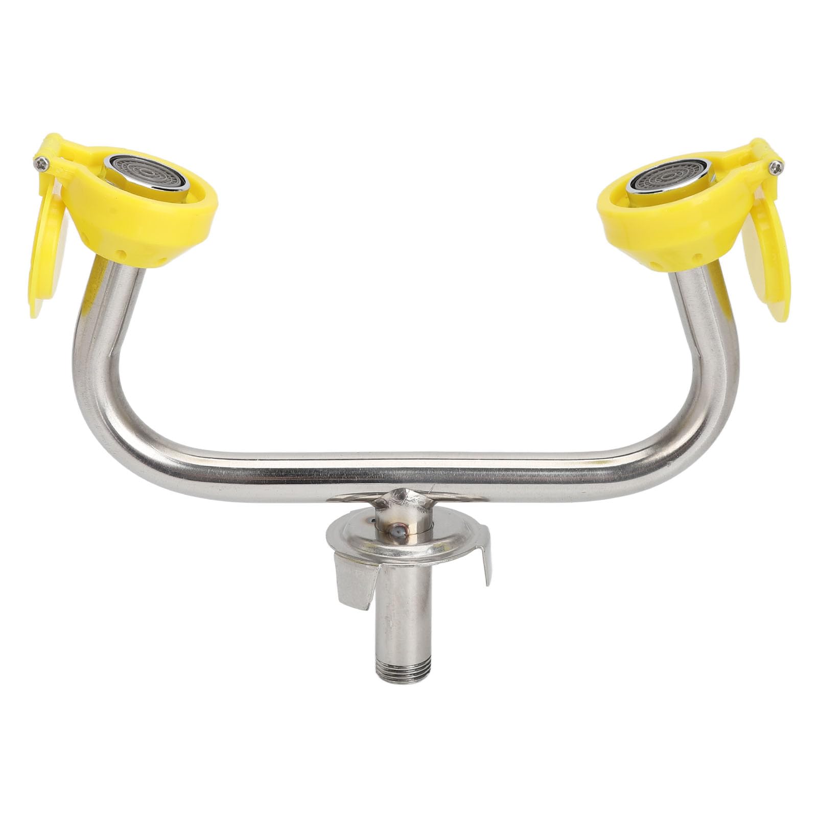 NDNCZDHC Emergency Eye Wash Station, 304 Stainless Steel Eyewash Stations, Faucet Mounted Eye Wash Station for Sink Attachment Sink Mount