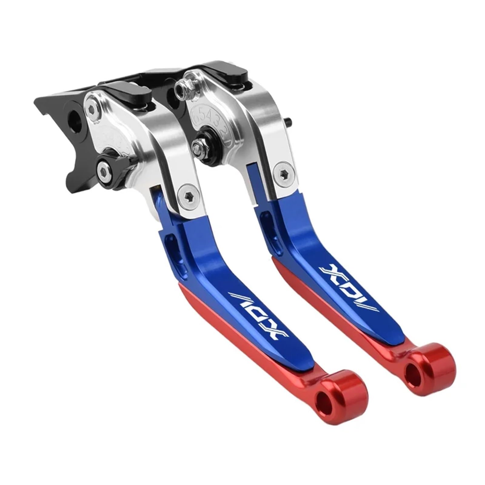 WKDYRIWO Motorcycle Clutch Levers Brake Cowl for LONGJIA XDV150Si XDV250Si XDV300i Adjustable CNC Aluminum Modification Accessories Motorcycle Brake Clutch Levers