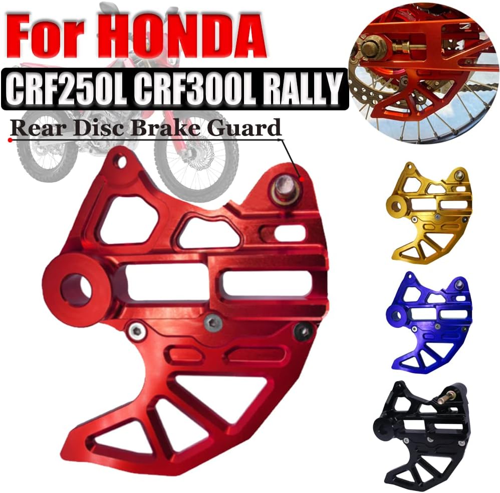 Motorcycle Rear Brake Disc Guard Protector for Honda CRF300L CRF250L CRF250 Rally CRF 250L 300L 250 Rally 2012- 2021 Accessories (Black), 57114-0256