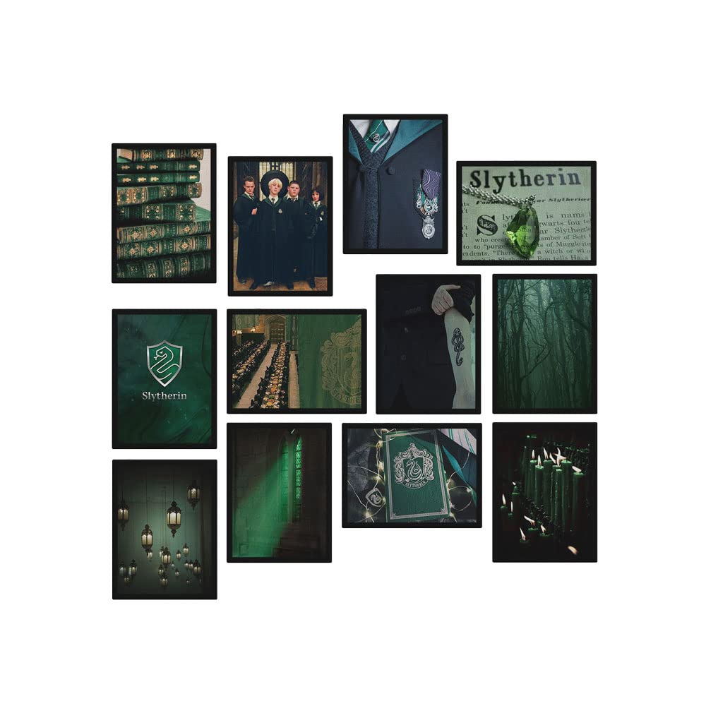 astak Slytherin 12 Parça MDF Tablo