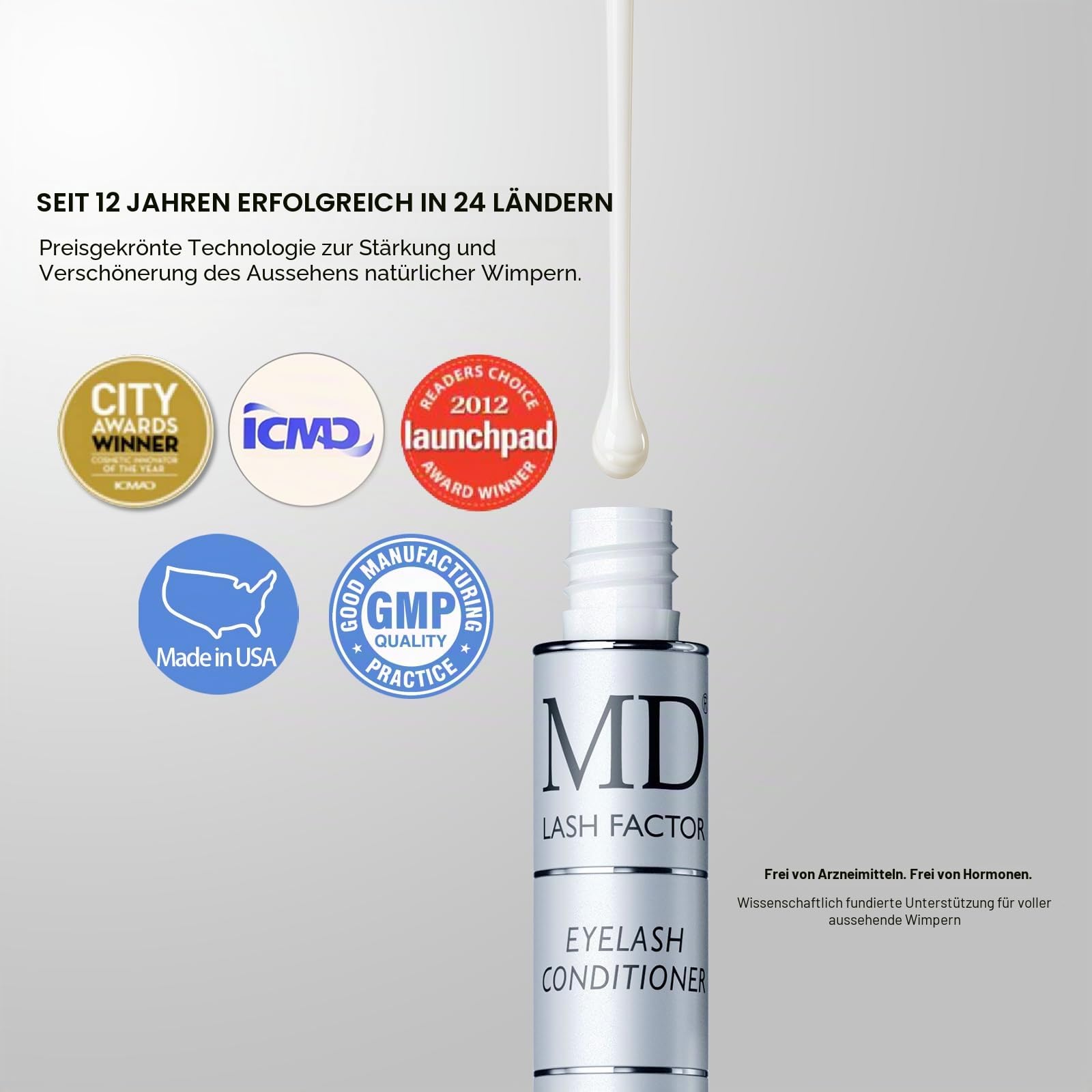 MD Lash Factor Ultima Wimpern Conditioner, 0,1 Ounce klar