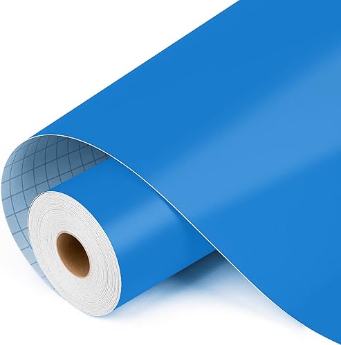 Lya Vinyl Vinilo permanente azul mate para Cricut, vinilo autoadhesivo de 12 pulgadas x 40 pies para taza, vinilo azul para regalo de cumpleaños,