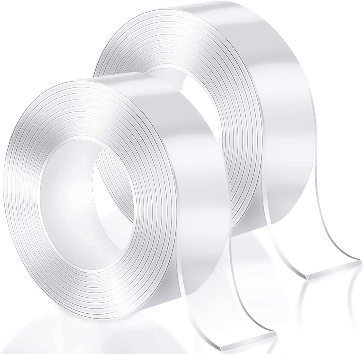 Arawaza【2 PACK double sided tape, Adhesive Silicone Tape, Heavy Duty, Heat Resistant, Multi-Functional, Removable, Washable, Reusable Anti-Slip Tape (2 mm, 3 Meter)