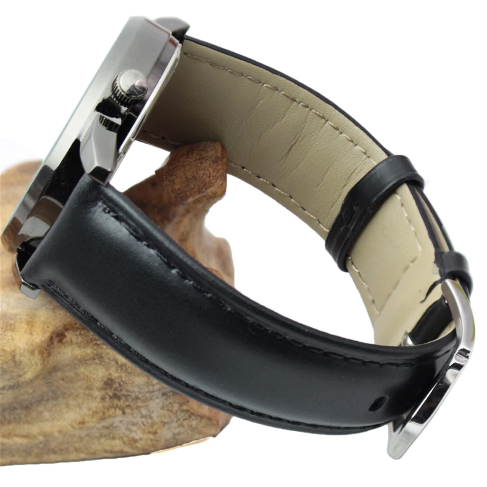 Bracelet De Montre En Acier Inoxydable Universel 12mm - Élégant Et Confortable Pour Femmes, Couleur Or