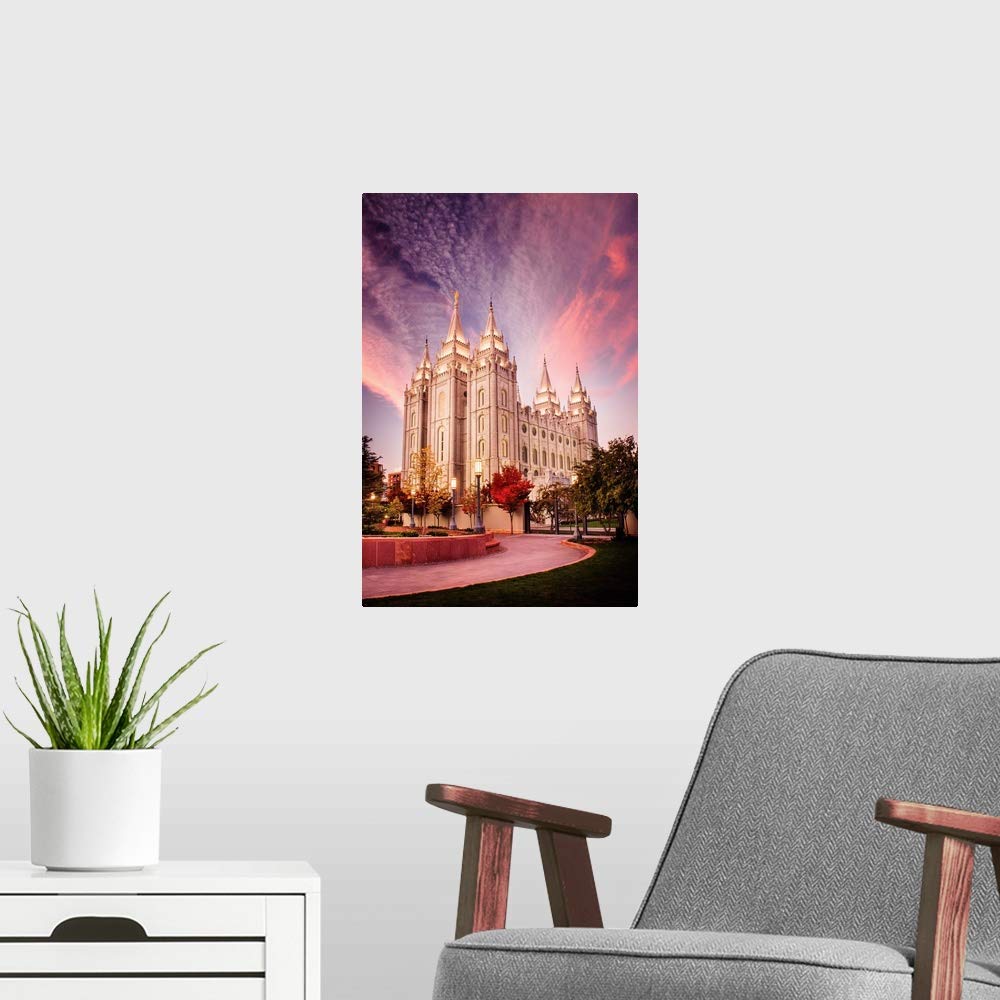 Amazon.com: GREATBIGCANVAS Salt Lake Temple Unframed Poster Print