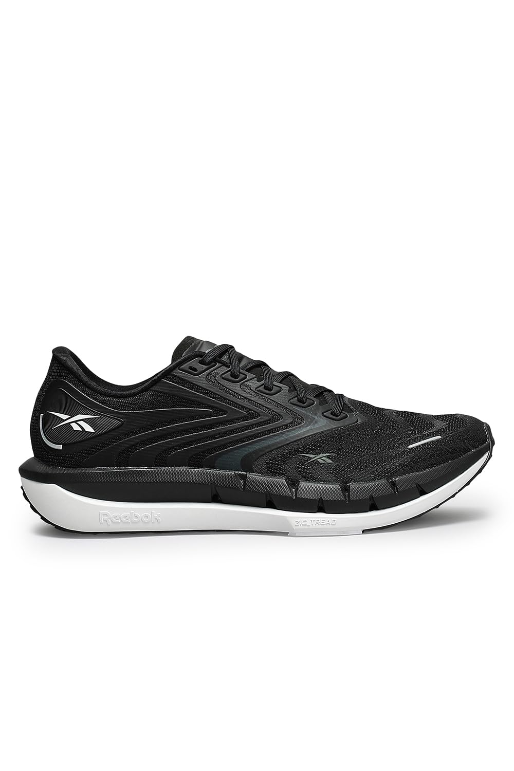 Reebok Men's Floatzig Tread Trainers, Black/White, 48.5 EU