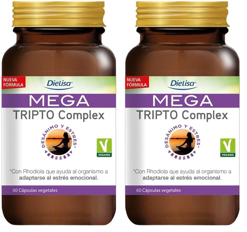 MEGA TRIPTO COMPLEX 60 Caps Paquete de 2 para optimizar los días de oficina