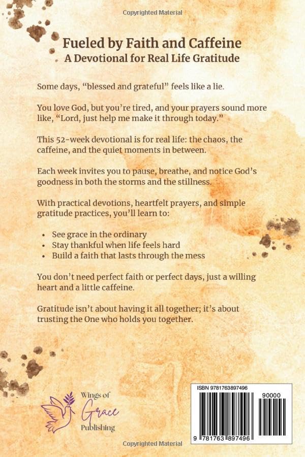 Grateful, Caffeinated, and Held Together by Grace 52-Week Devotional Bible Study: Gratitude Devotions for Real Christians Living Messy Lives - Image 2