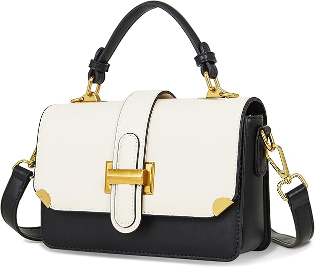 LL LOPPOP Women's Small Classy Crossbody Purse Top Handle Handbags Leather Satchel Bags for Women