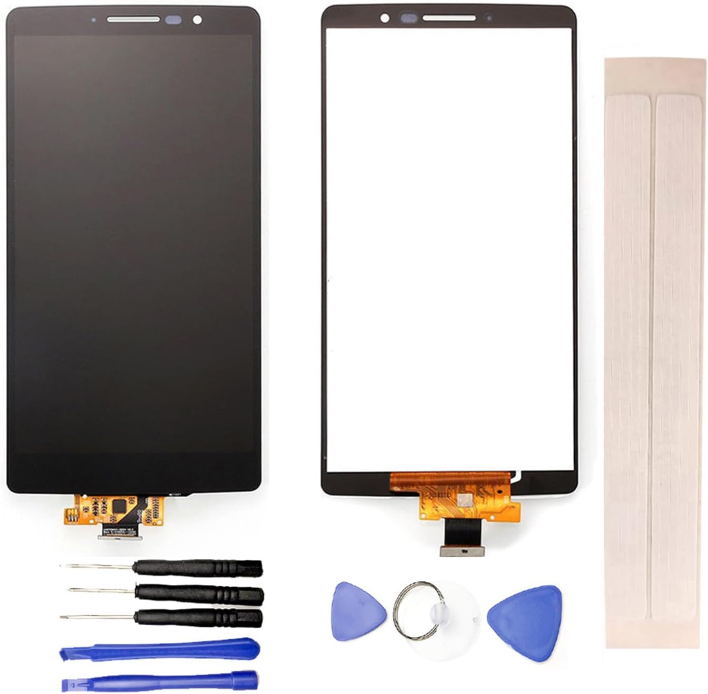 LCD Display & Replacement Touch Screen Digitizer Assembly with Free Tools for L-G G4 Stylus H540 H542 LS770 H631 H635 Black