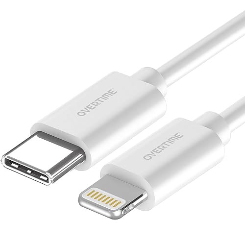 Miniatura 9 de Overtime Cable de carga USB-C para iPhone de 10 pies, certificado MFi de Apple, USB tipo C a Lightning de 10 pies USBC para iPhone