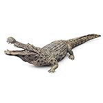 EOIVSH Large Alligator Toy, 15 Realistic Crocodile Action Figure with Moveable Jaw, Wild Life Animal Figurine for Boys and Girls, Great for Cake Topper & Decortion, Gift for Kids
