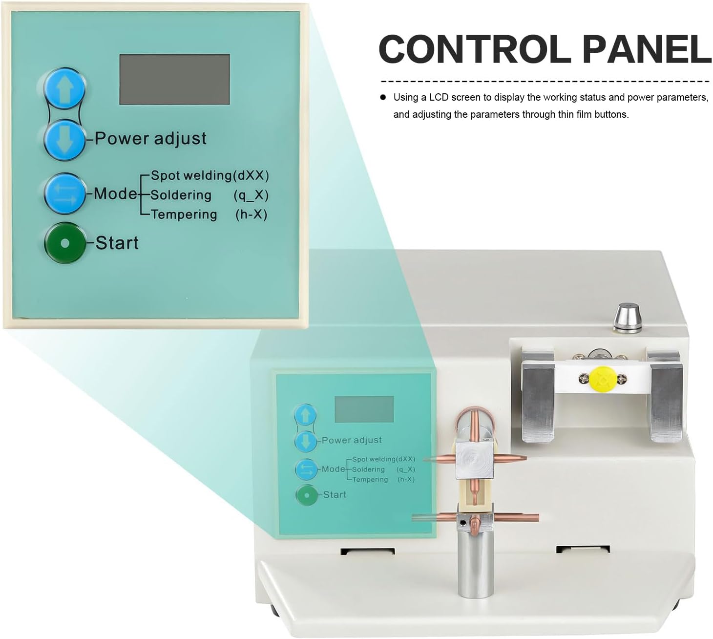 Orthodontic Heat Treatment Spot Welder Braze Machine Stainless Steel Welders with Foot Pedal HL-WD2
