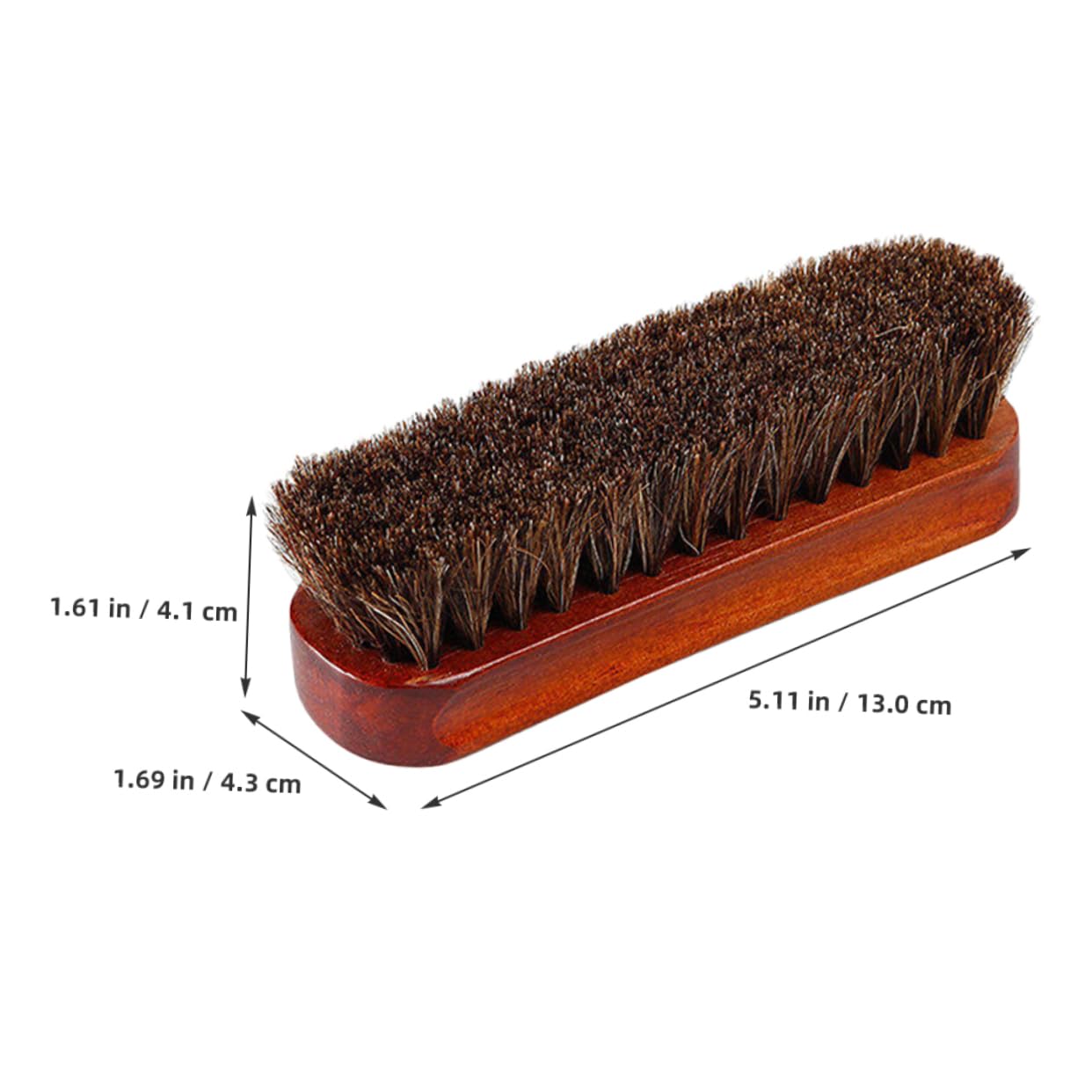3 Set Spazzola Per in Legno Cavallo Polacco Pulitore Per Scarpe Spazzola Da Scarpe Spazzole Per Per Lucidare Spazzola Per Stivali Di Legno 2 Pezzi*3