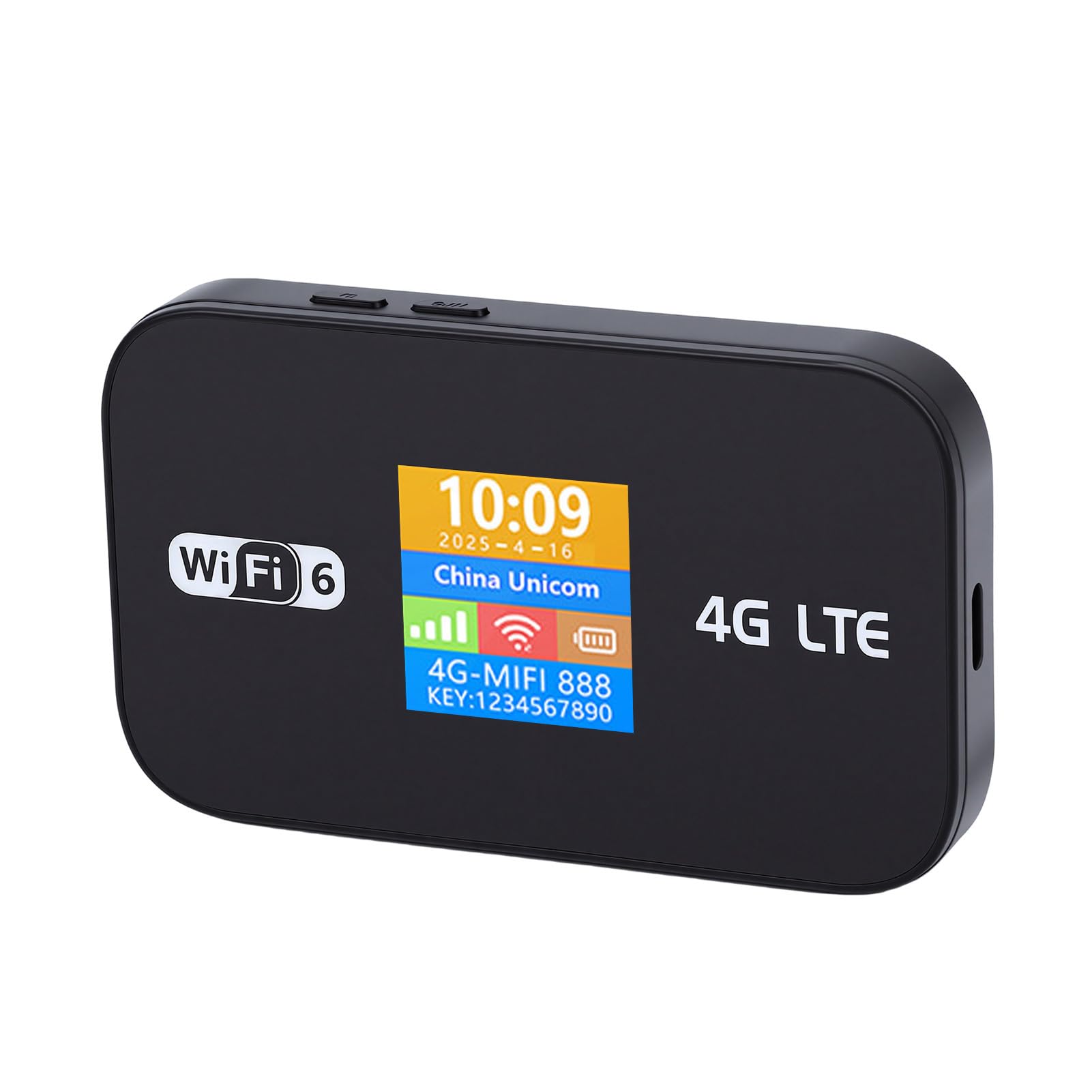 Duokon Router LTE Portatile 4G con Slot SIM, Hotspot Mobile con Batteria