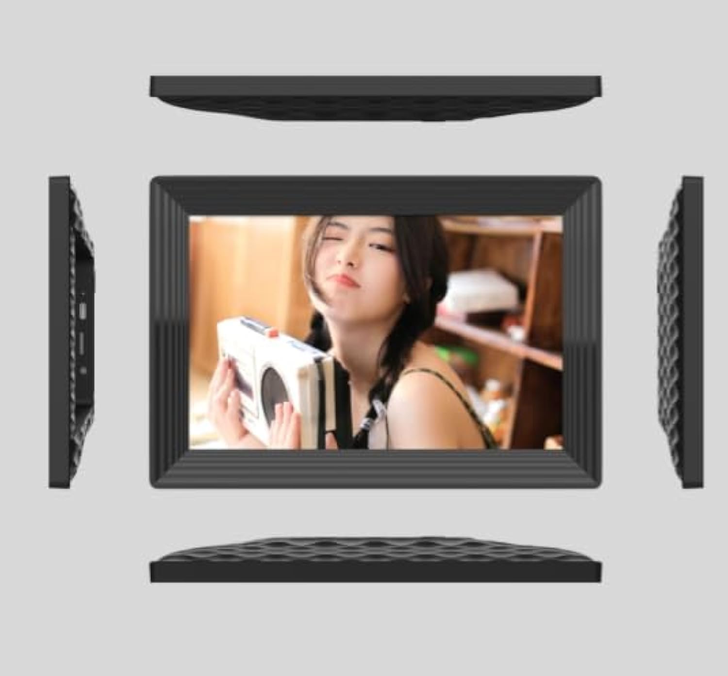 KODAK 10 Inch Digital Photo Frame, WiFi Enabled Digital Photo Frame with Skylight Calendar, Touch Screen, 32GB Memory, 800 x 1280 Resolution, Music and Video Playback