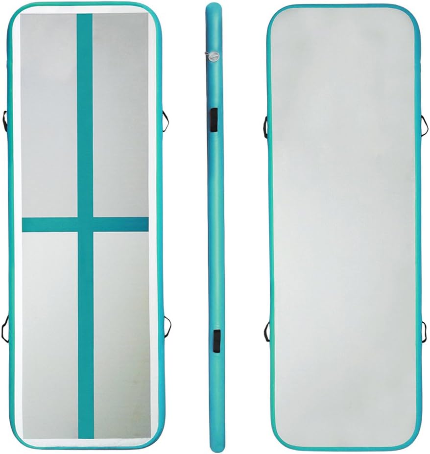 86 York 10ft 13ft 16ft 20ft Inflatable Gymnastics Air Mat Tumble Track Tumbling Mat with Pump for Gym/Home/Yoga/Training/Kids/Sport/Taekwondo/Game : Sports & Outdoors