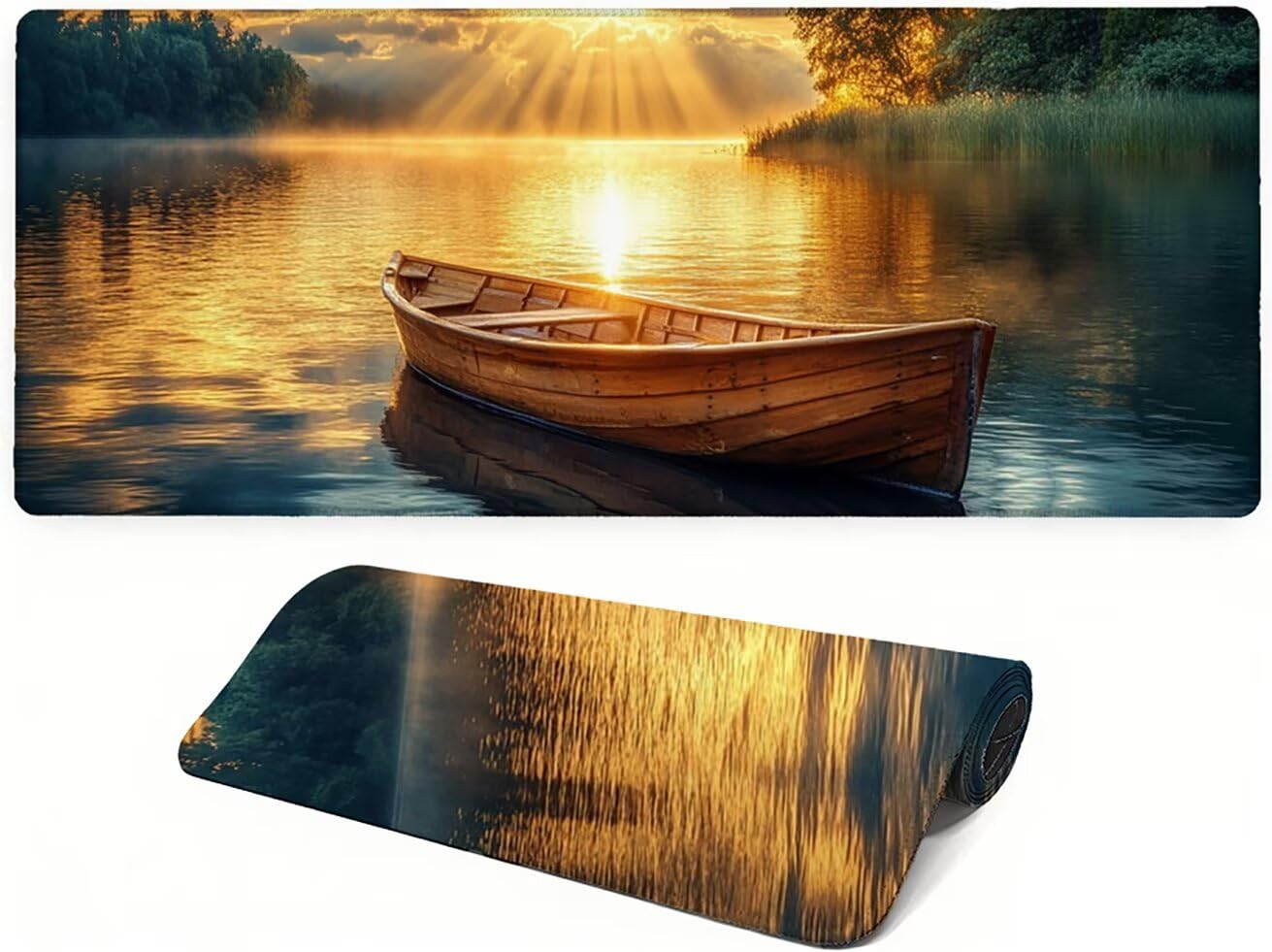 Genérico Lpfieonn Bote Gaming Alfombrilla Ratón 160x80cm PF-2627