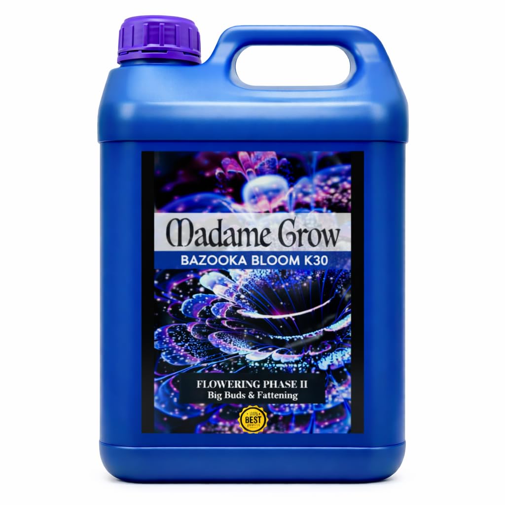 MADAME GROW engorda cogollos marihuana - abono floración marihuana - cogollador marihuana - fertilizante floración marihuana - fertilizante marihuana - liquido - engordar (BAZOOKA BLOOM K30 5L)